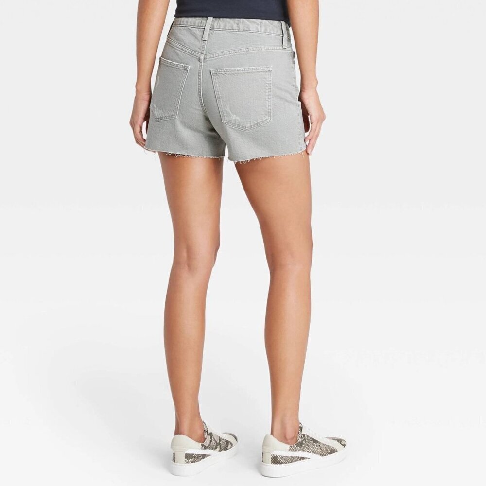 Universal Thread Sage Colored Denim Shorts - Picture 2 of 8